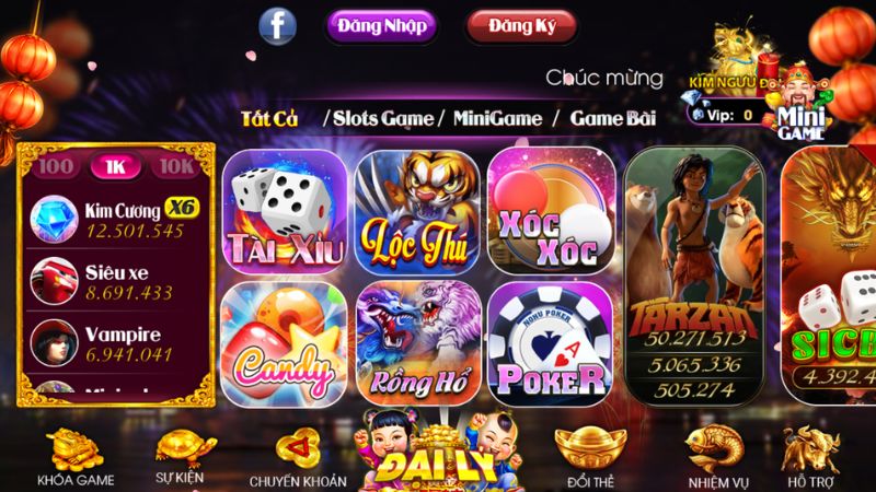 Tài Xỉu 7Club 1 Kho game tài xỉu cực đa dạng tại 7Club